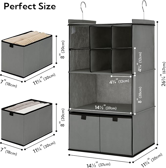 GRANNY SAYS 4-Shelf Hanging Closet Organizer - Image 3