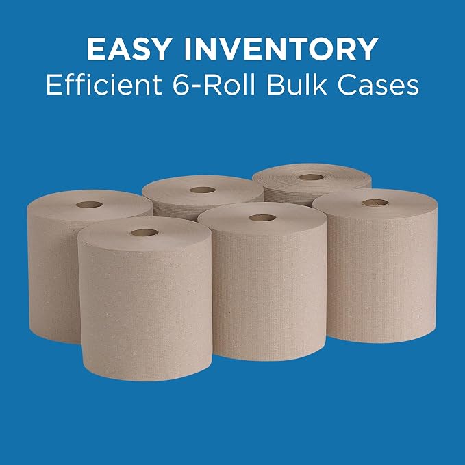 Pacific Blue Basic by Georgia-Pacific PRO Recycled Hardwound Paper Towel Rolls - Image 8