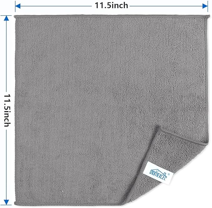 HOMEXCEL 50PK Microfiber Cleaning Cloth, Cleaning Rag - Image 7