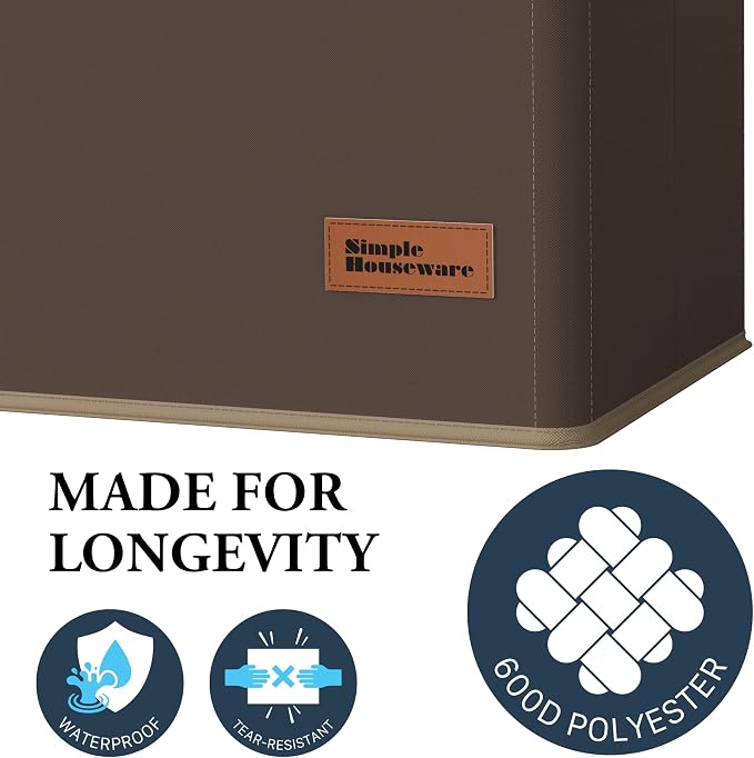 Simple Houseware Foldable Laundry Hamper Basket - Image 5