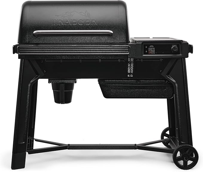 Traeger Grills Woodridge Electric Wood Pellet Grill and Smoker, Wi-Fi Temperature Control up to 500 Degrees, 860 Sq. In. Cooking Capacity, 6-in-1 for Outdoor Grilling, Smoking, and BBQ, TFB86MLH