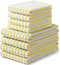 Homaxy Kitchen Towels and Dishcloths Set by Homaxy