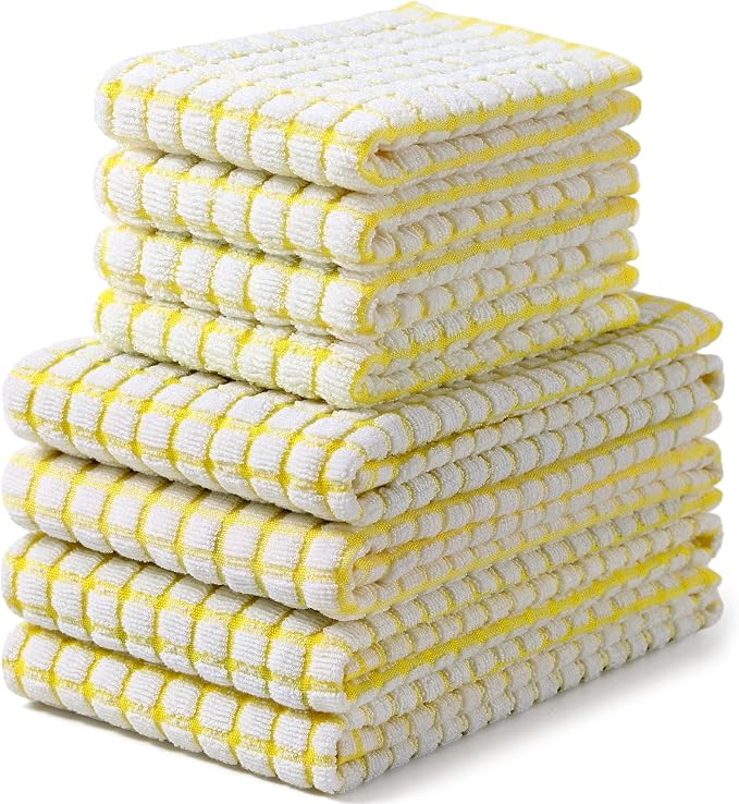 Homaxy Kitchen Towels and Dishcloths Set by Homaxy