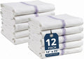 LANE LINEN Kitchen Hand Towels 100% Cotton Absorbent Lint-Free 12 Pack by LaneLinen