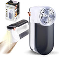 True & Tidy XL Rechargeable Fabric Shaver & Fuzz Remover w/Built-in Light by TrueTidy