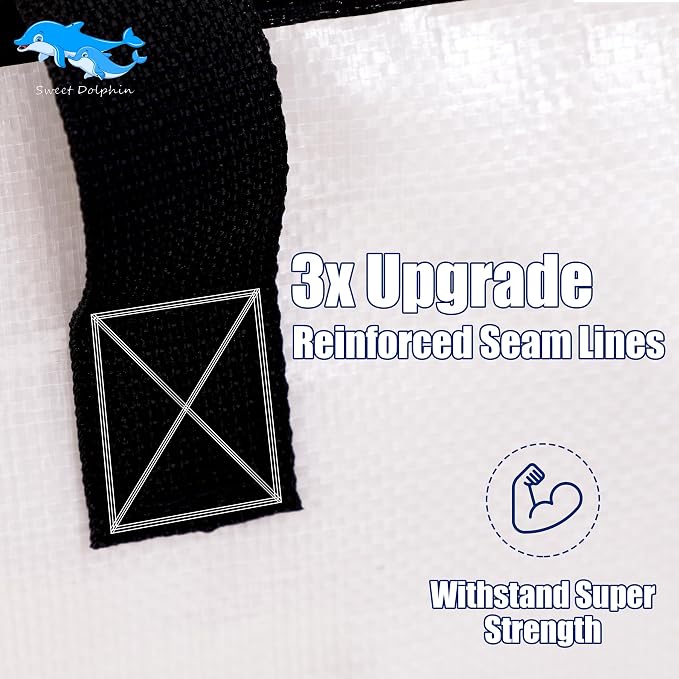 SWEET DOLPHIN 12 Pack Extra Large Moving Bags - Image 5