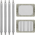 4Pcs Adjustable Bed Sheet Straps Clips, Elastic Mattress Sheet Fasteners Holder by QoeCycth