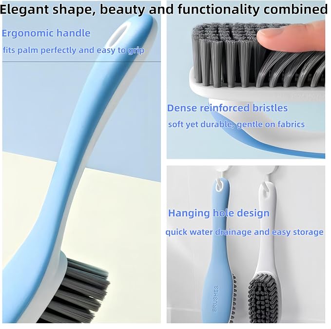 2 Pack Soft Bristle Cleaning Brushes Scrub Brush - Image 6