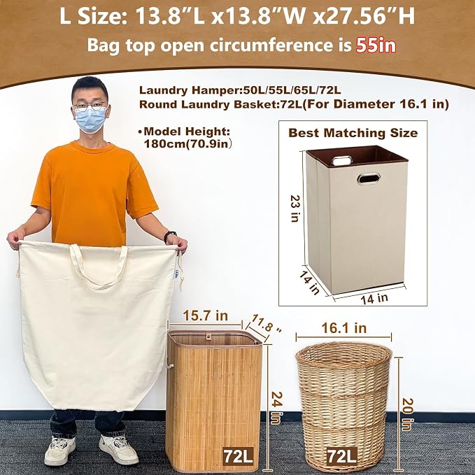 Heavy Duty Canvas Laundry Bags - Image 3