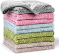 10 Pack Premium Washcloths, Highly Absorbent and Super Soft Face Towels | by TEAWOO
