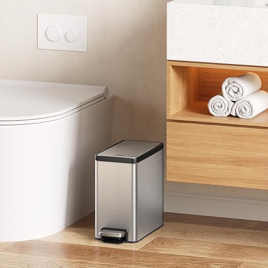 EKO 2 Pack Small Bathroom Trash Can - Image 9
