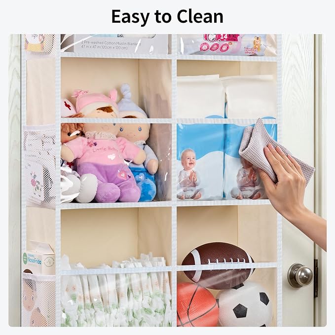 JARLINK Over the Door Organizer, Extra Large Storage - Image 5
