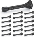 Ravinte Door Stoppers, 18 Pack Black Spring Door Stops by Ravinte