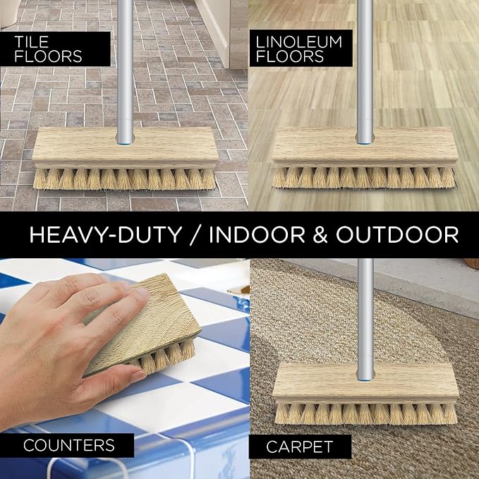 LOLA Deck Scrub Brush, Removes Dirt & Grime from Patios, 9 Pack - Image 5