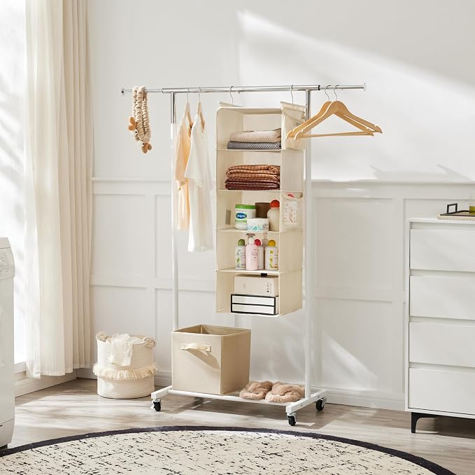 MAX Houser 5 Tier Hanging Closet Organizer - Image 6