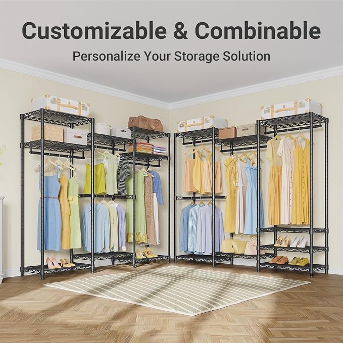 VIPEK V5 Medium Freestanding Clothes Rack, Modular Closet System, 4 x 19.5 in - Image 3