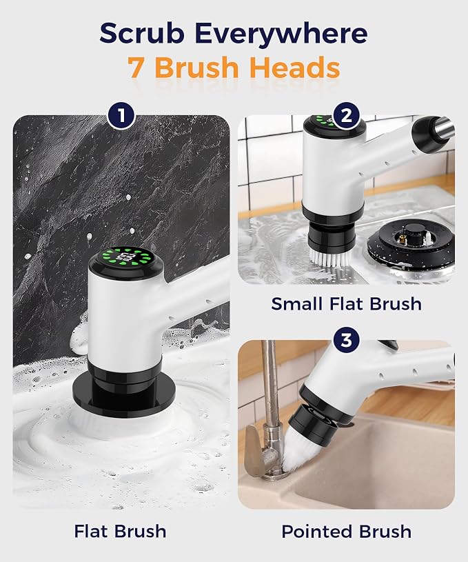 Cordless Electric Spin Scrubber - Image 4