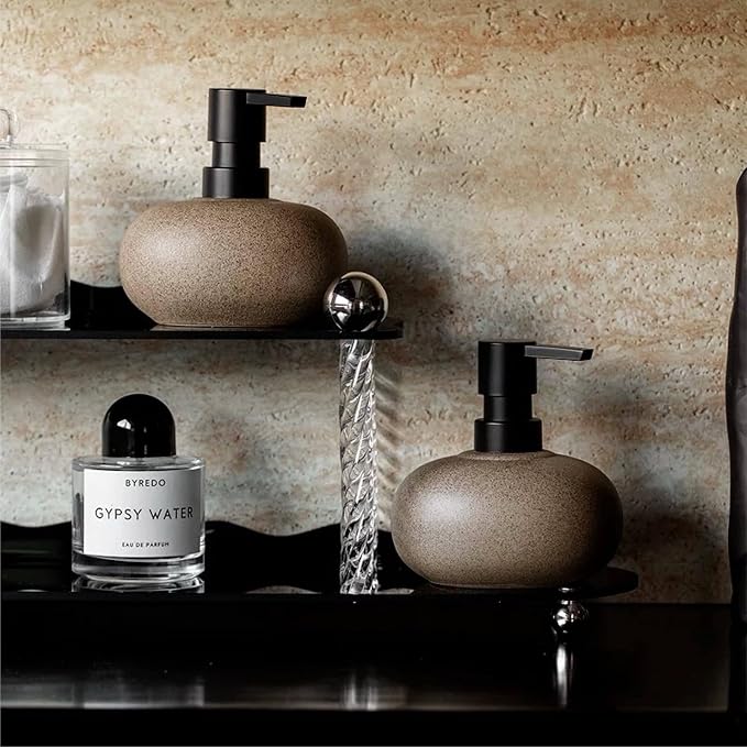 10oz Ceramic Hand Soap Dispenser, Elegant Liquid Soap Dispenser - Image 9