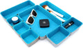 Minimalist Felt Desk Drawer Organizer 8pc Turquoise Storage Bins | Sustainable by Welaxy