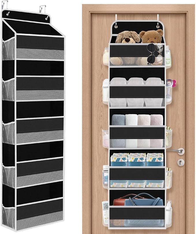 1Pack Over The Door Organizer Large Capacity Hanging Storage Room Organizer by SpaceHacks
