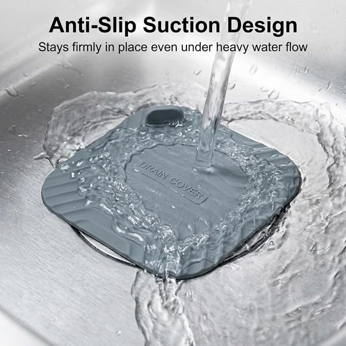 3 Pack 5.9 x 5.9 Bathtub Drain Stopper Covers - Image 7