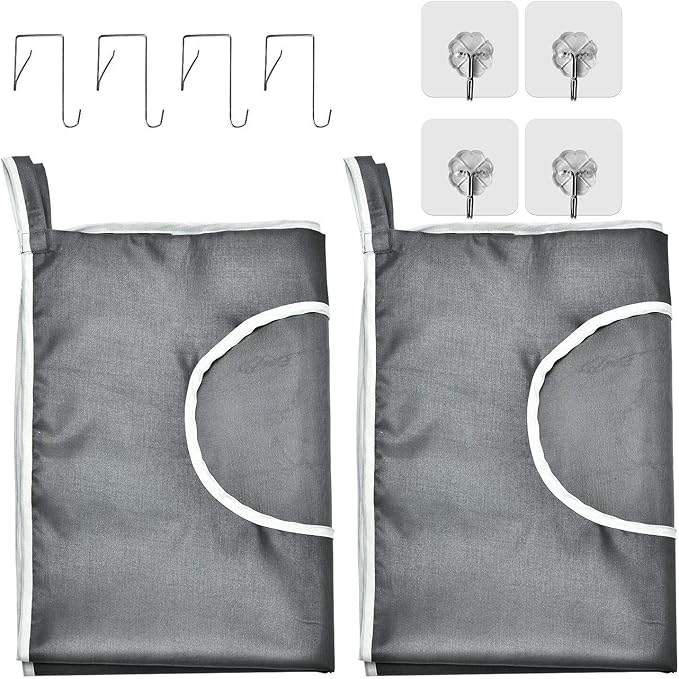Durable hanging laundry hamper bag Behind door Space Saving - Image 3