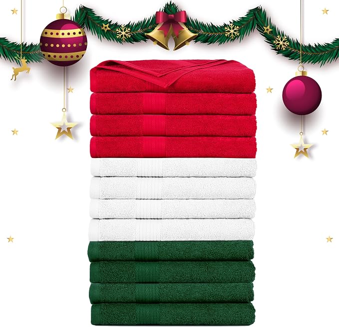 100% Cotton Hand Towels 18x28 Inches, 600 GSM, Soft & Absorbent - Image 3