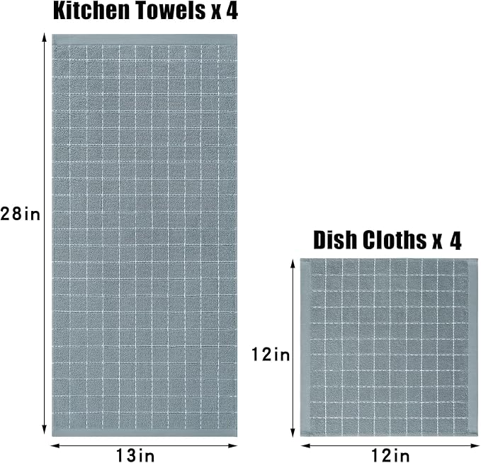 Homaxy Kitchen Towels and Dishcloths Set - Image 4