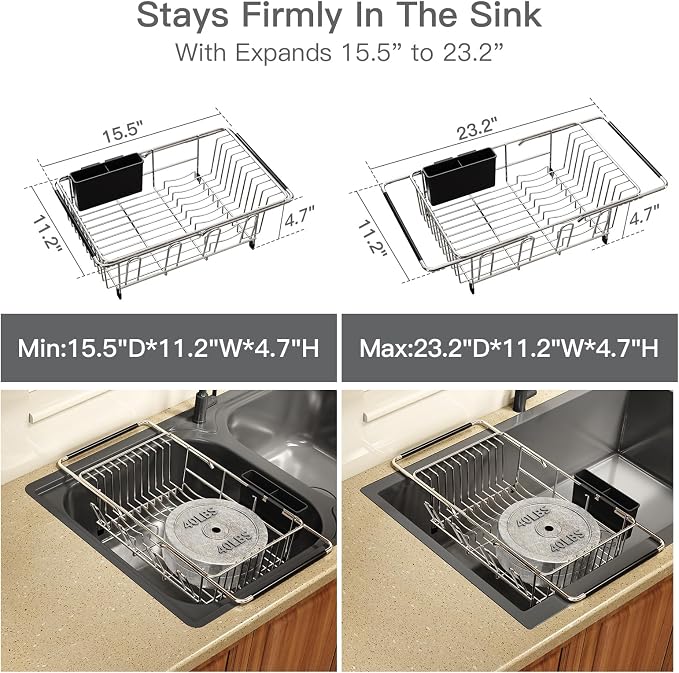 Dish Drying Rack Over The Sink - Image 3