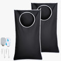Hanging Laundry Hamper Bag XL 40x22", Space Saving over the Door Storage Bags by DONAQ