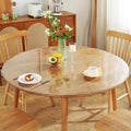 Warmstar Round Clear Table Protector, 40Inch 2mm Thick PVC Tablecloth for Dining & Coffee Table