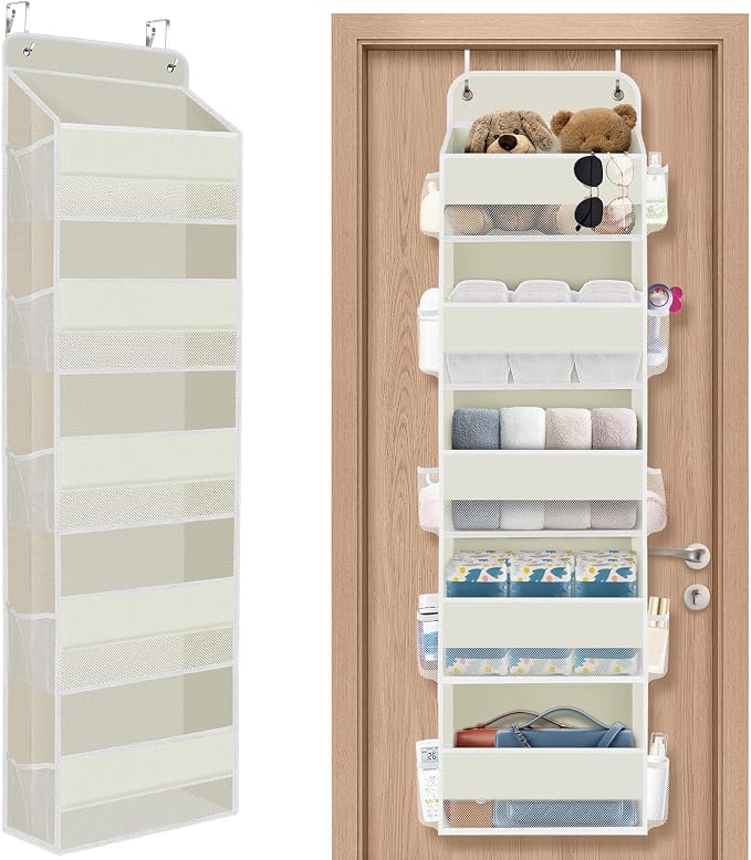 1Pack Over The Door Organizer Large Capacity Hanging Storage Room Organizer by SpaceHacks