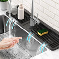 24'' Longer Faucet Mat for Kitchen Sink Splash GuardKitchen Sink Faucet Mat by Snoquir
