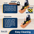Yocada Sponge Mop Home Commercial Use Tile Floor Bathroom Garage Cleaning - Image 2