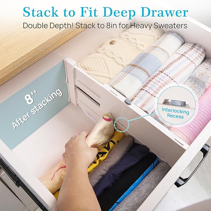 Vtopmart 4" High Drawer Dividers - Image 4