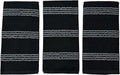 Serafina Home Black Kitchen Hand Dish Towels: Oversized 18" x 28", 100% Cotton by SerafinaHome