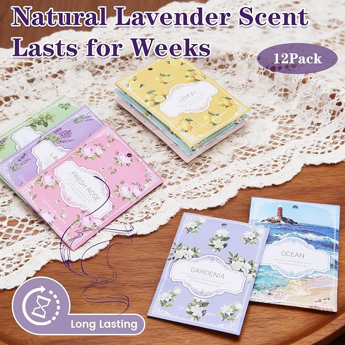 Gardenia Sachets for Drawers and Closets - Image 2