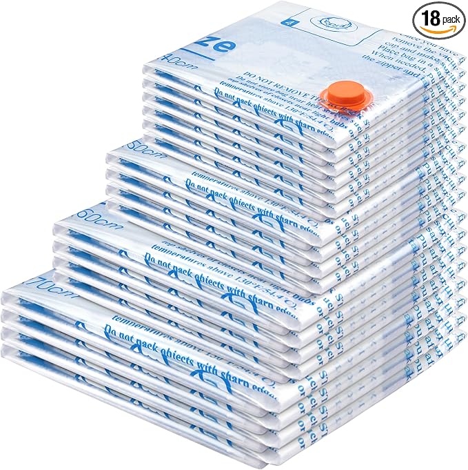 MEIQIHOME Vacuum Storage Bags, Space Saver Sealer Bags, Vacuum seal bags by MEIQIHOME