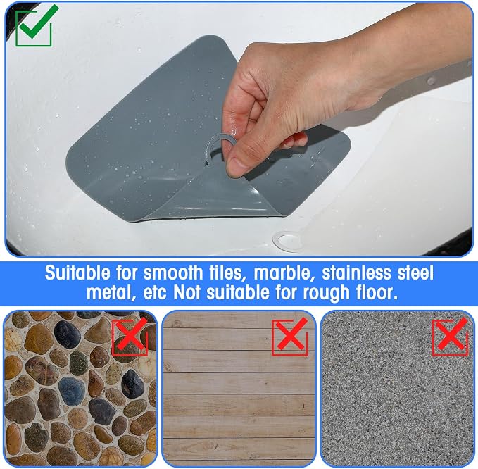 6 Pack Drain Covers for Bugs, 6 X 6 Inch, Anti Odor and Cockroach, Kitchen - Image 5