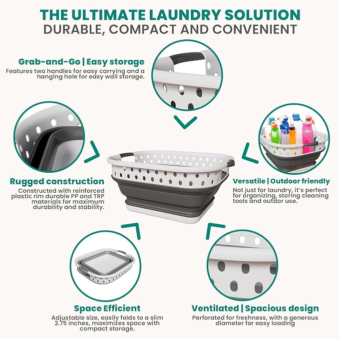 Ideality Shop Collapsible Laundry Baskets - Image 6