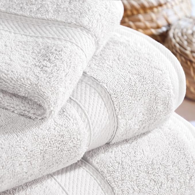 SUPERIOR Egyptian Cotton Ultra Plush & Absorbent, 3 Piece Set, Soft Luxury - Image 7