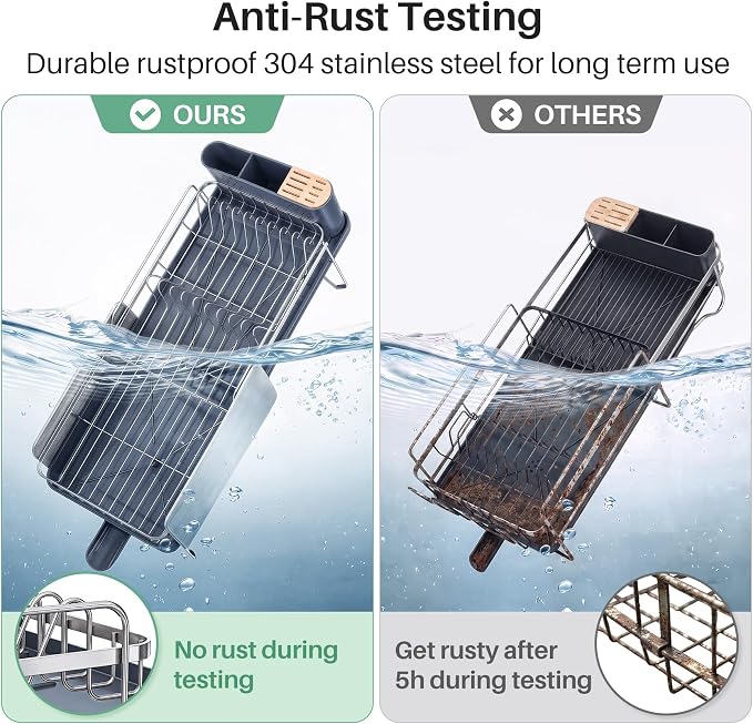 Stainless Steel Dish Drying Rack - Image 3