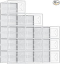 DUMOS Shoe Storage Boxes, Display Sneaker Case Organizer by DumosLifestyle
