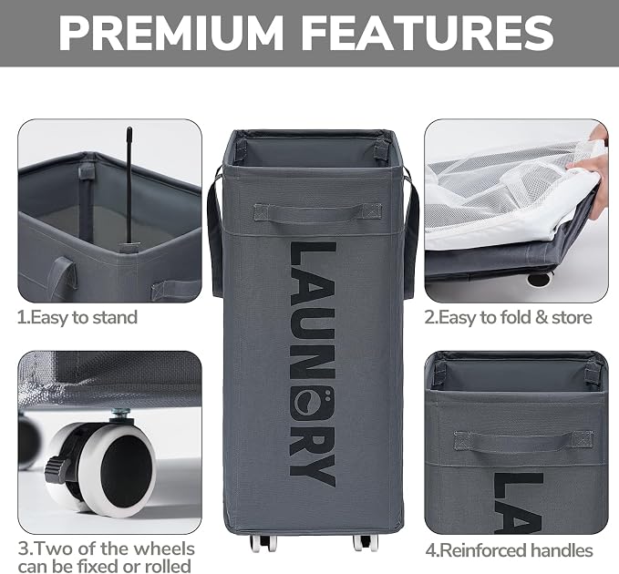 Goodpick 2-Pack Laundry Basket - Image 4