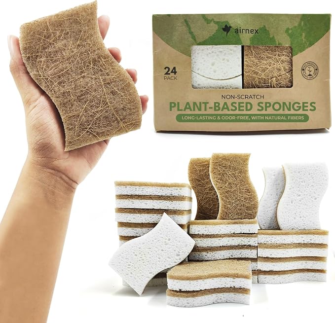 AIRNEX Natural Kitchen Sponges by Airnex