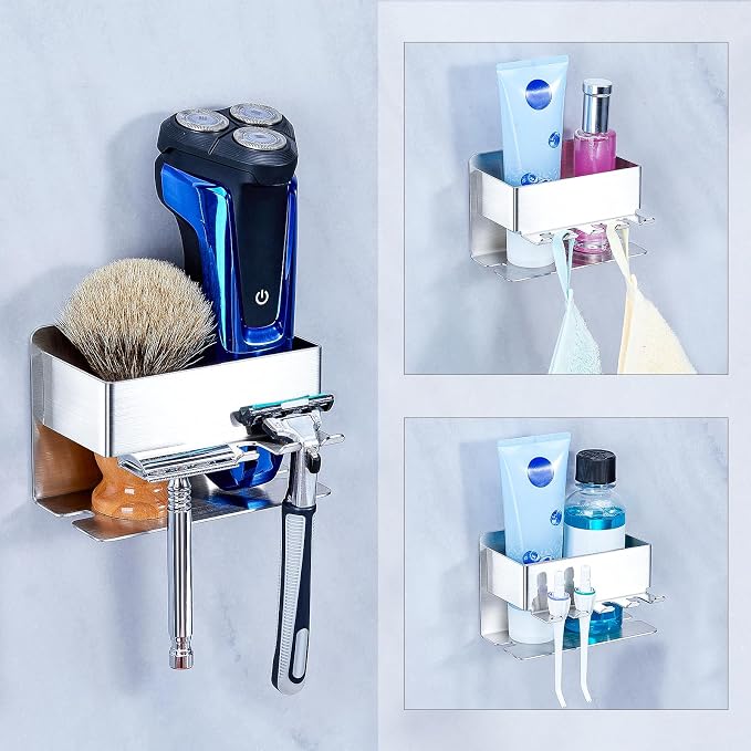 Toothbrush Head Holders, Electric Tooth Brush Head Holder, Adhesive Toothpaste - Image 8