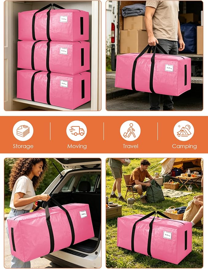 SWEET DOLPHIN 8 Pack 200LB Heavy-Duty Moving Bags - Image 6
