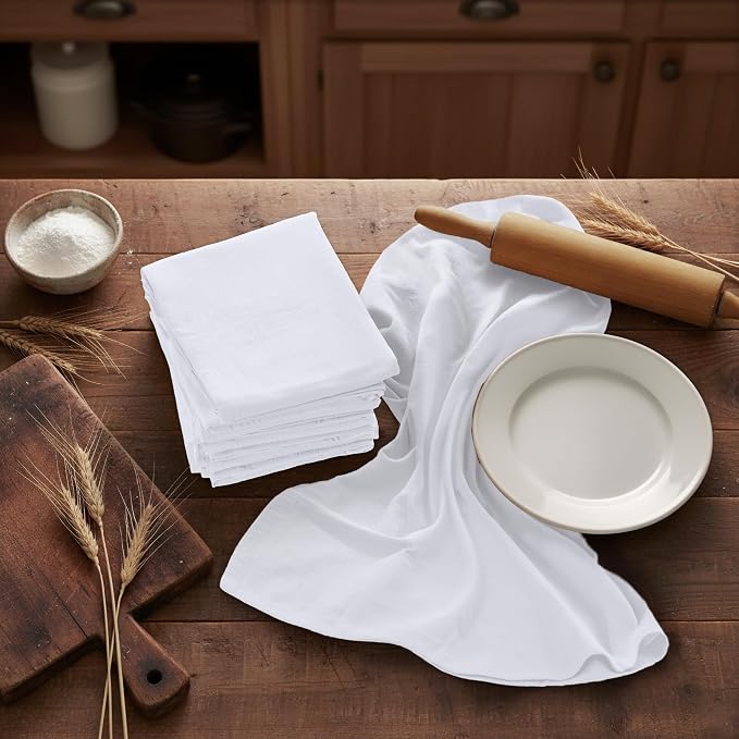 Utopia Kitchen White Flour Sack Towels 100% Cotton | Tea Towels - Image 6