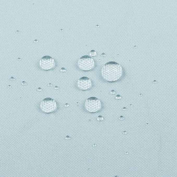 ALYVIA SPRING Extra Long Waterproof Fabric Shower Curtain Liner Blue - Image 5