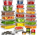 KEMETHY Large 52 Piece Food Storage Containers by KEMETHYFocusesonCreatingEfficientStorageProductswithQualityMaterials